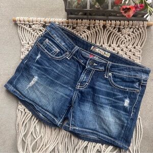 BKE Low Rise Jean Shorts Size 27